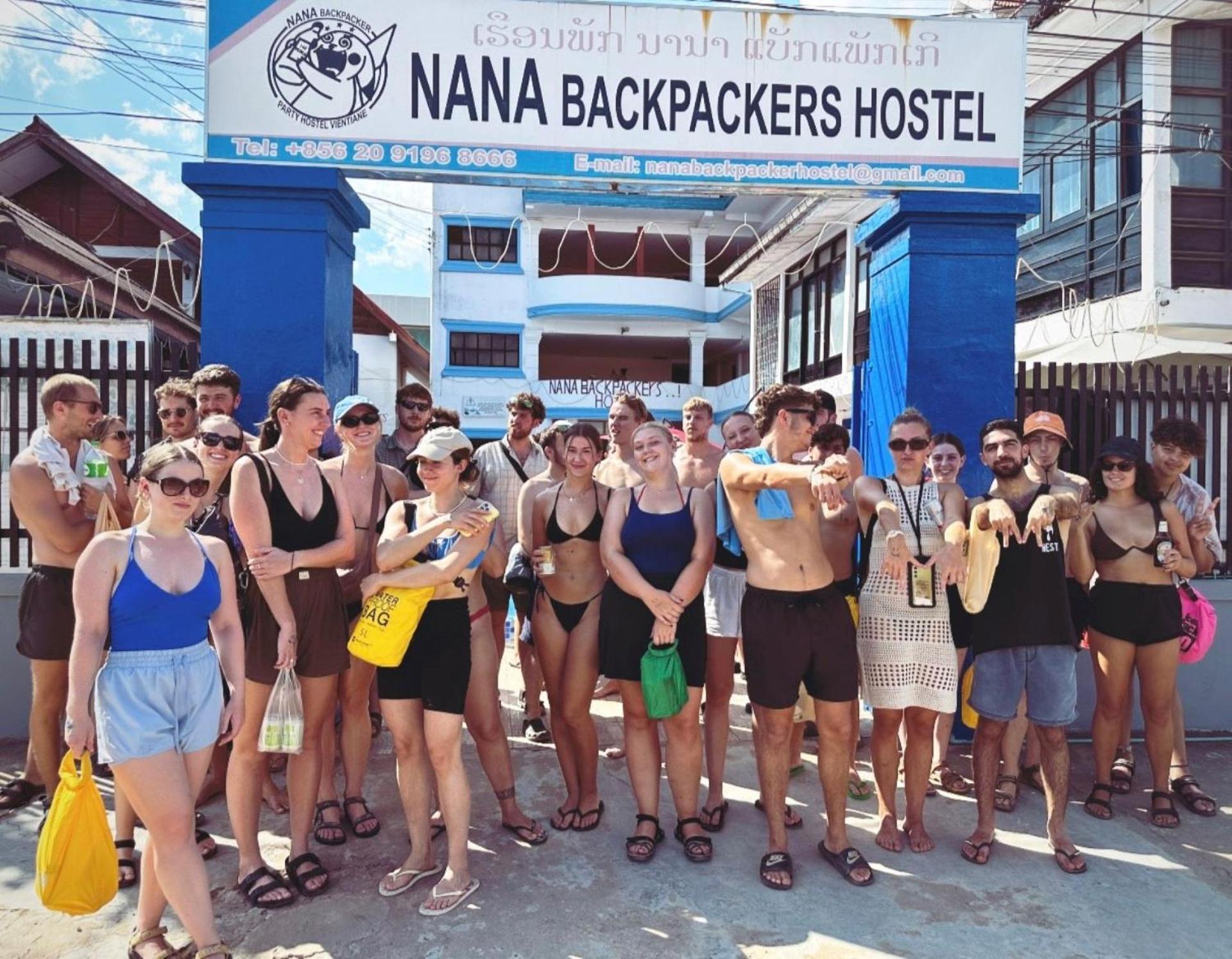 Nana Backpackers Hostel Vang Vieng Ngoại thất bức ảnh
