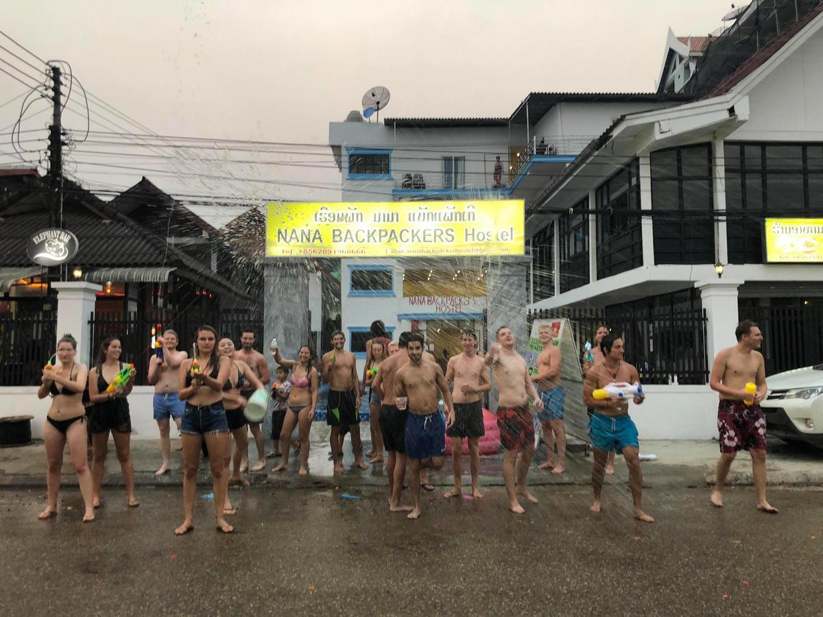 Nana Backpackers Hostel Vang Vieng Ngoại thất bức ảnh